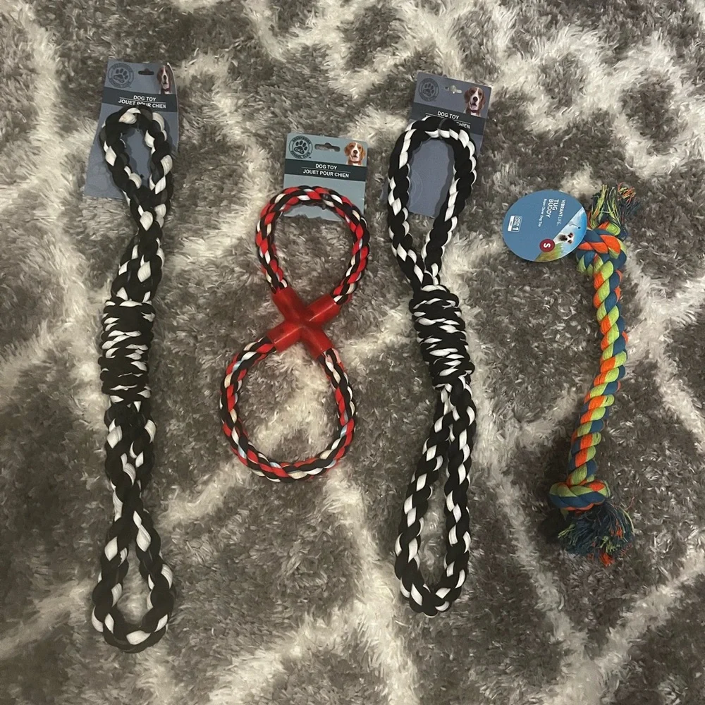 Dog Rope Toys -Set of Four for the price of one